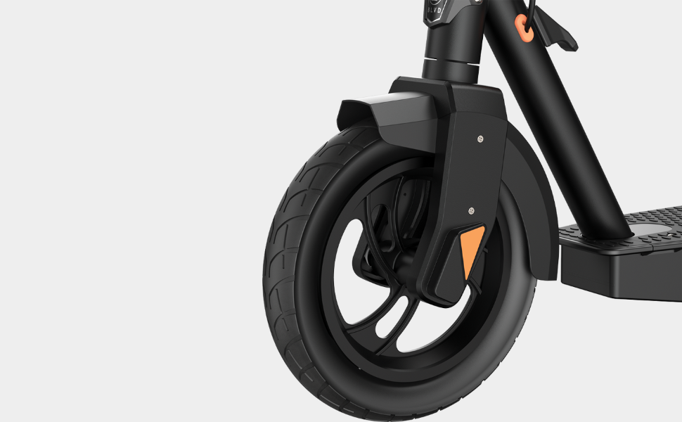 blvd elite electric scooter large front wheel