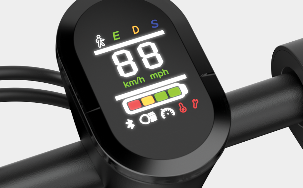 blvd elite electric scooter led screen