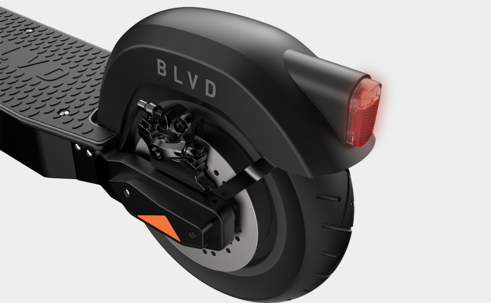 blvd elite electric scooter rear wheel angle