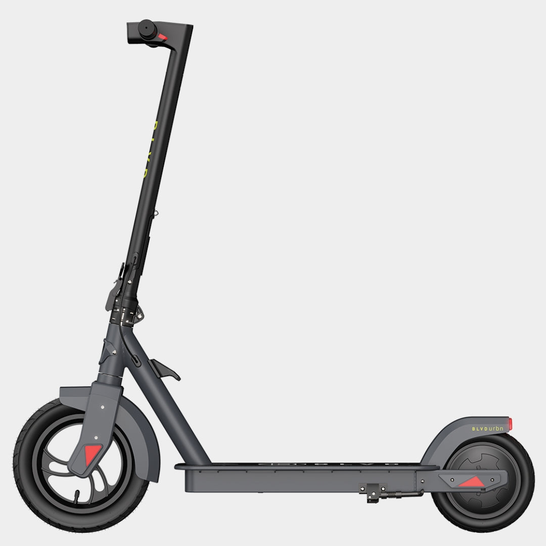 side shot of blvd urbn 250 watt electric scooter refurbished model