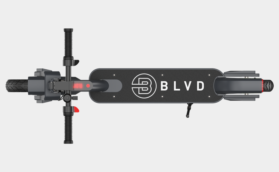 blvd urbn plus electric scooter aerial view